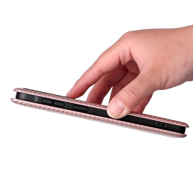 For Samsung Galaxy A57 5G Carbon Fiber Texture Flip Leather Phone Case