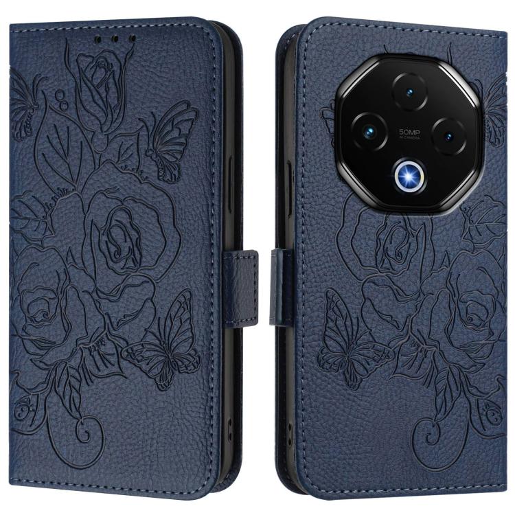 For UMIDIGI G100 Pro Embossed Rose RFID Anti-theft Leather Phone Case