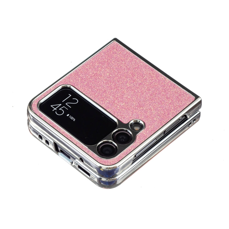 For Samsung Galaxy Z Flip3 Electroplating Rhombic Glitter PU Phone Case