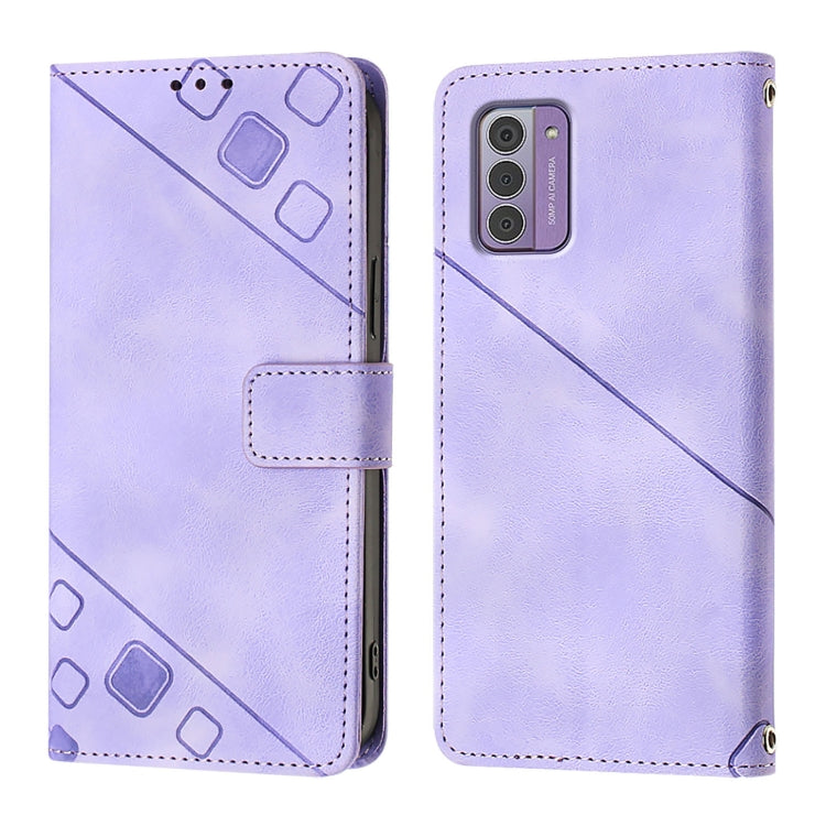 For Nokia G42 / G310 Skin Feel Embossed Leather Phone Case