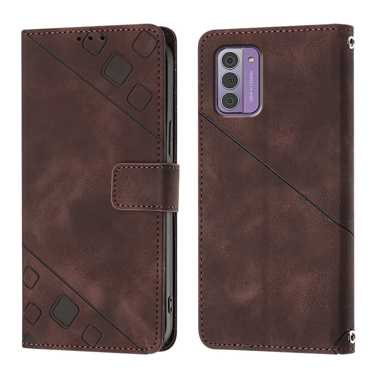For Nokia G42 / G310 Skin Feel Embossed Leather Phone Case