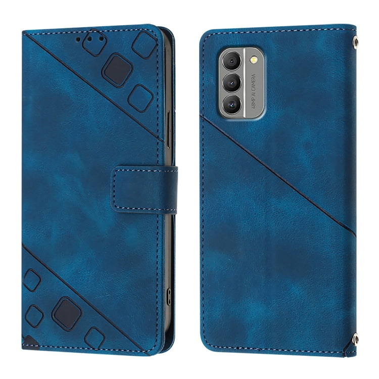For Nokia G400 Skin Feel Embossed Leather Phone Case
