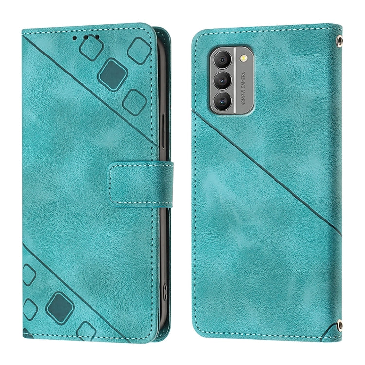 For Nokia G400 Skin Feel Embossed Leather Phone Case