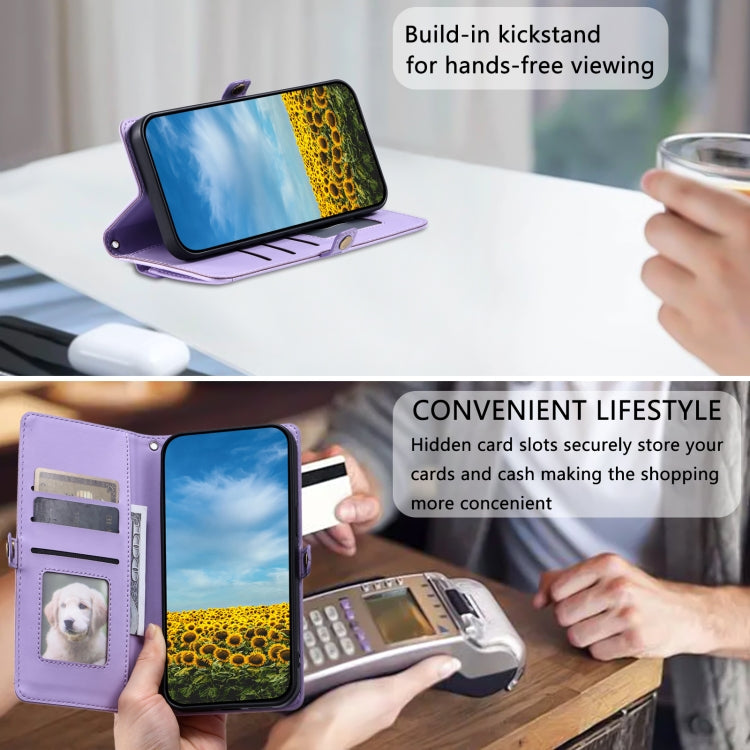 For OPPO A60 Wallet Multi-card Slot Leather Phone Case with Lanyard