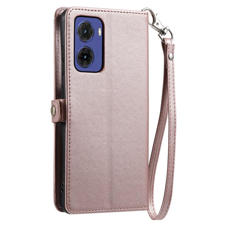 For Motorola Moto G05 Wallet Multi-card Slot Leather Phone Case with Lanyard