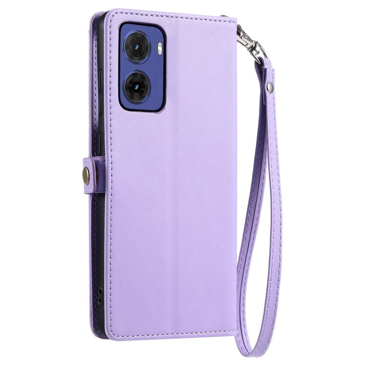 For Motorola Moto G05 Wallet Multi-card Slot Leather Phone Case with Lanyard