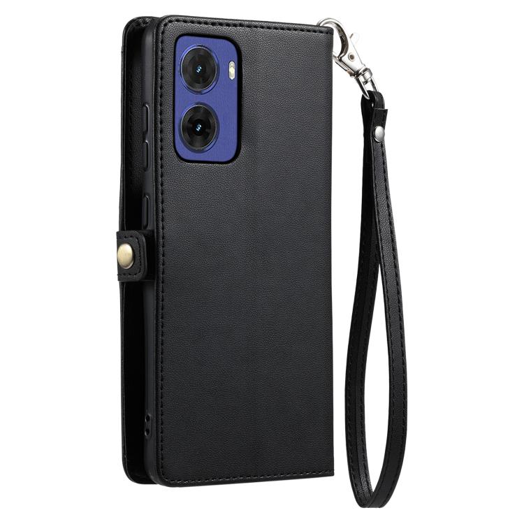 For Motorola Moto G05 Wallet Multi-card Slot Leather Phone Case with Lanyard