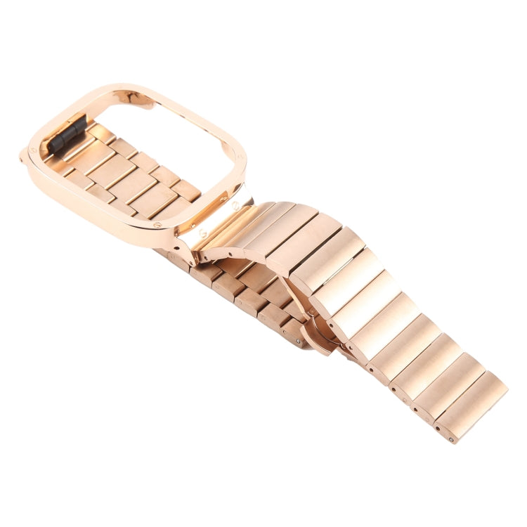 For Redmi Watch 3 Lite Frame Integrated One-bead Stainless Steel Watch Band