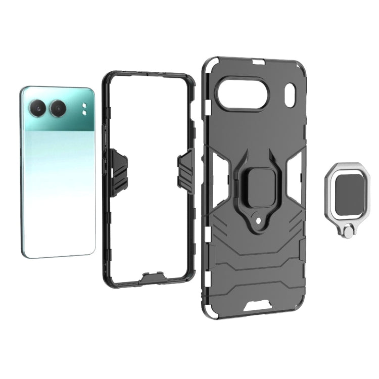 For OnePlus Nord 4 5G Global Magnetic Ring Holder PC + TPU Phone Case