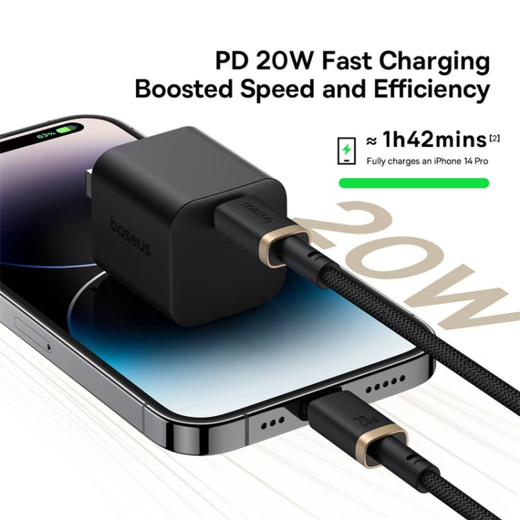 Baseus Dura Series USB-C / Type-C to 8 Pin 20W Fast Charging Cable, Length:1m