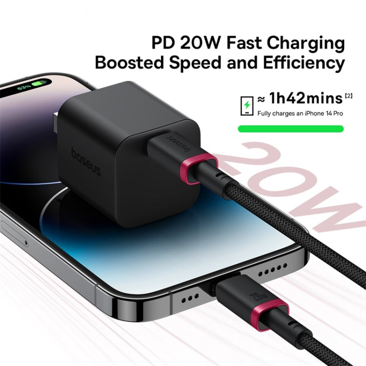 Baseus Dura Series USB-C / Type-C to 8 Pin 20W Fast Charging Cable, Length:1m