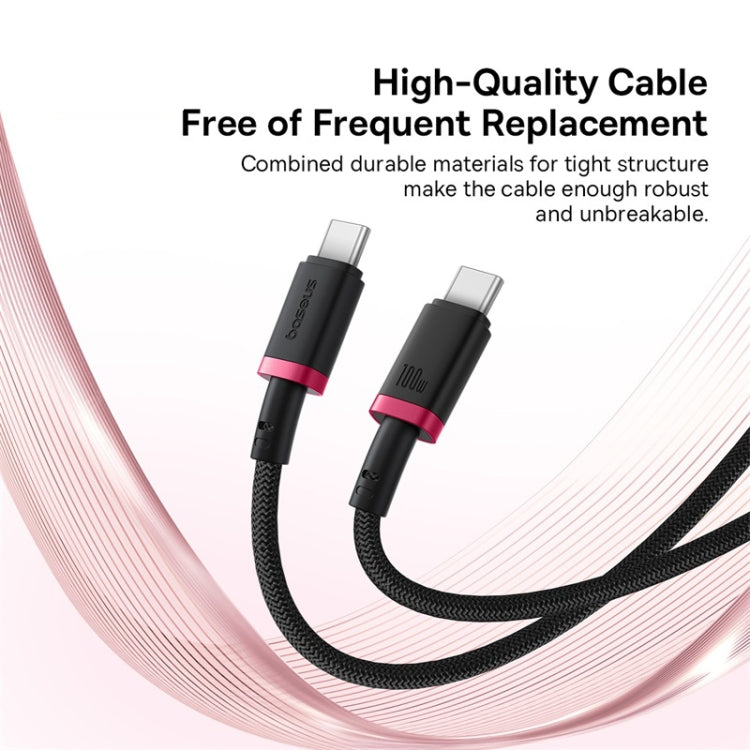Baseus Dura Series USB-C / Type-C to USB-C / Type-C 100W Fast Charging Cable, Length:2m