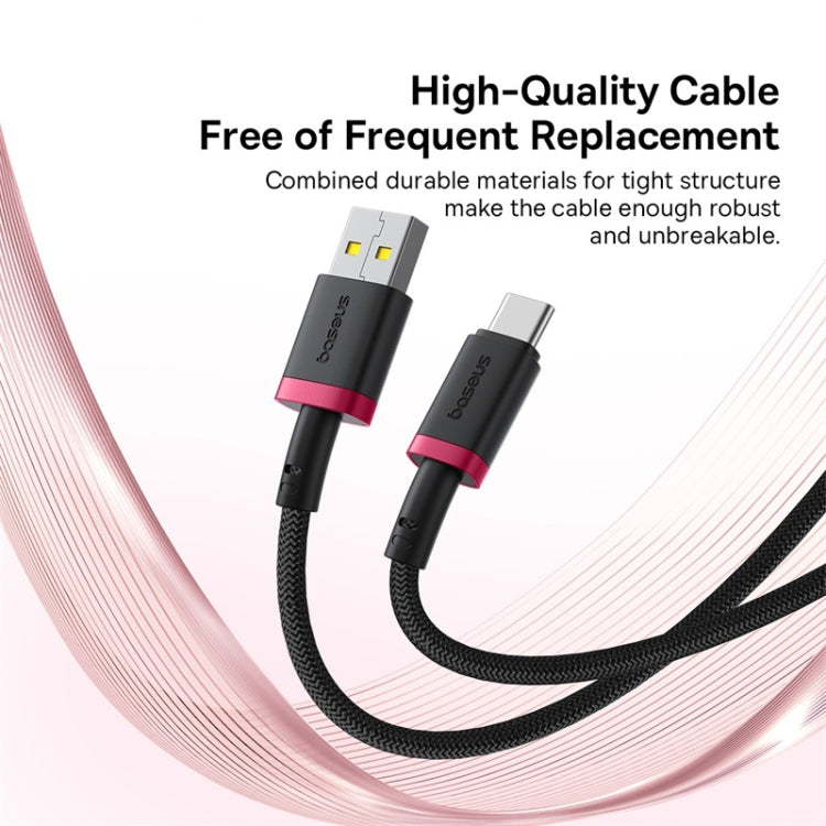 Baseus Dura Series USB to USB-C / Type-C 60W Fast Charging Cable, Length:1m