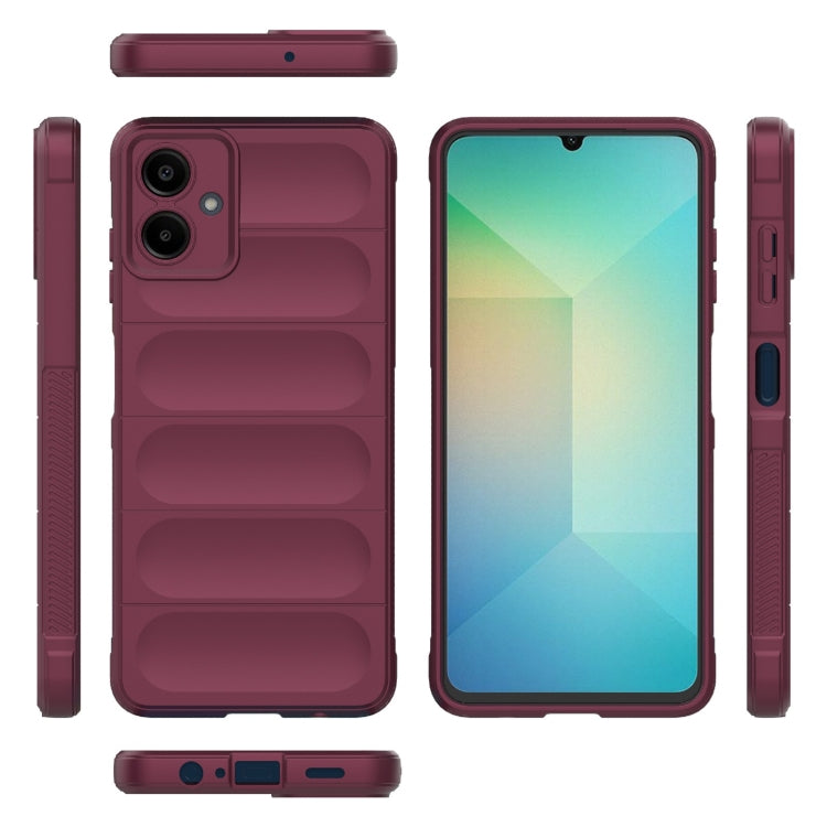 For Samsung Galaxy A06 4G Magic Shield TPU + Flannel Phone Case