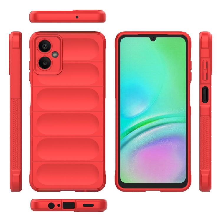 For Samsung Galaxy A06 5G Magic Shield TPU + Flannel Phone Case