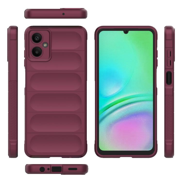 For Samsung Galaxy A06 5G Magic Shield TPU + Flannel Phone Case