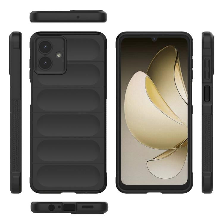 For Samsung Galaxy A07 4G Magic Shield TPU + Flannel Phone Case