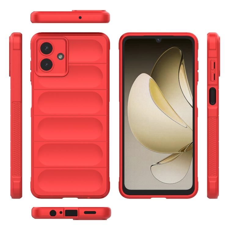 For Samsung Galaxy A07 4G Magic Shield TPU + Flannel Phone Case