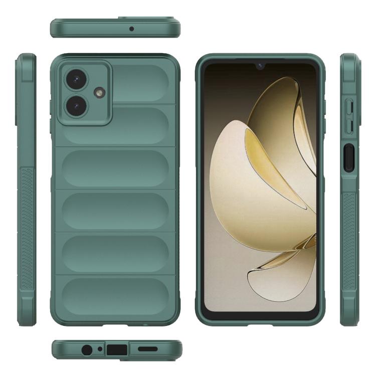For Samsung Galaxy A07 4G Magic Shield TPU + Flannel Phone Case