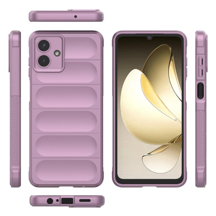 For Samsung Galaxy A07 4G Magic Shield TPU + Flannel Phone Case
