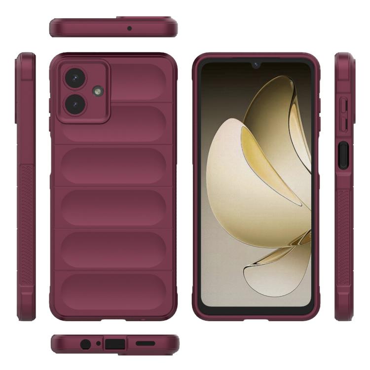 For Samsung Galaxy A07 4G Magic Shield TPU + Flannel Phone Case