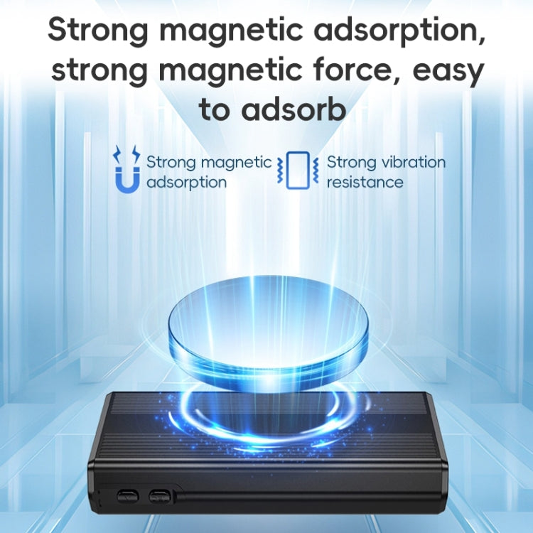 ZD42B Magnetic Sound Control Smart Noise Reduction Voice Recorder, Memory:32GB - Black