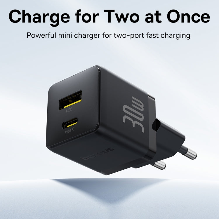 Baseus PD30W USB, USB-C / Type-C Fast Charger, Plug Type:EU Plug