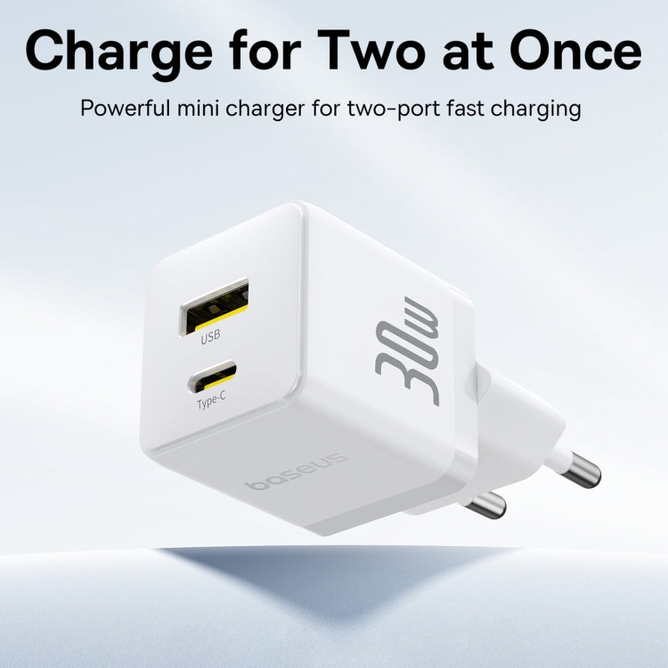Baseus PD30W USB, USB-C / Type-C Fast Charger, Plug Type:EU Plug