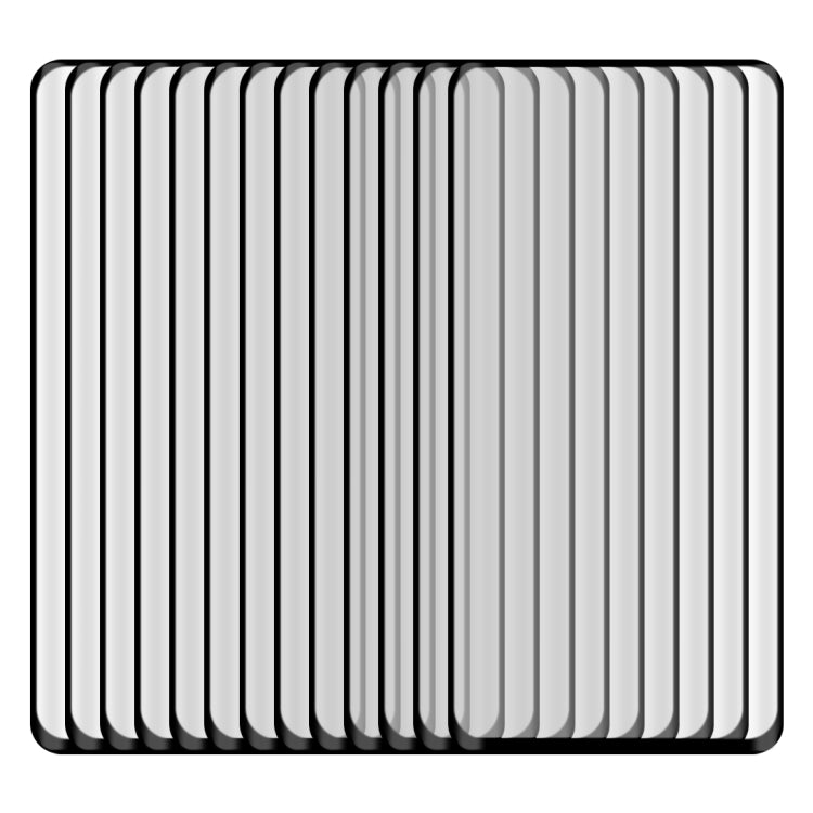 For Huawei Nova 7 Pro 50 PCS 3D Curved Silk-screen PET Full Coverage Protective Film(Black)