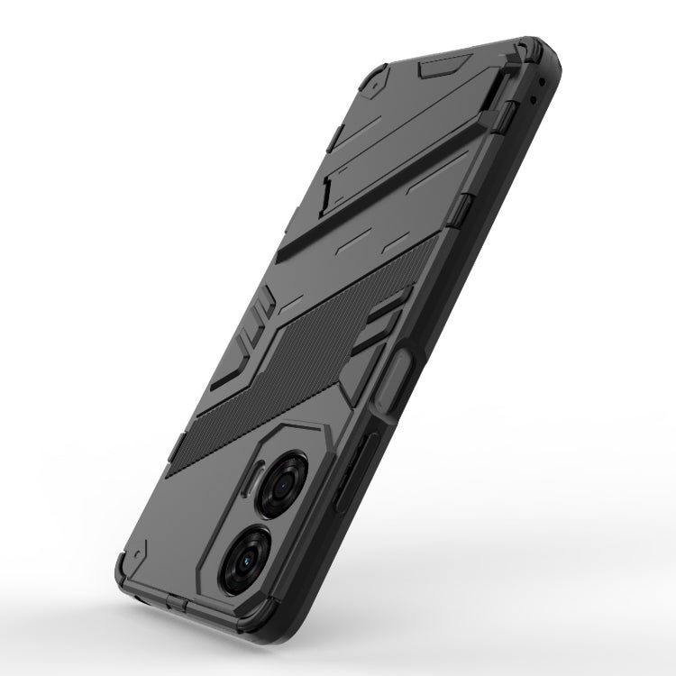 For Motorola Moto G24 4G Punk Armor 2 in 1 PC + TPU Phone Case with Holder