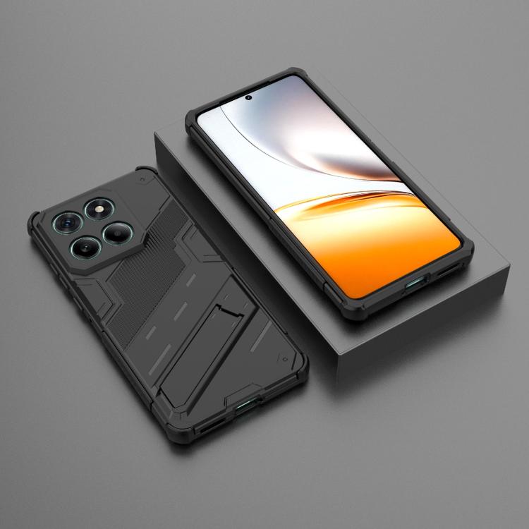 For Motorola Edge 60 Fusion 5G Global Punk Armor 2 in 1 PC + TPU Phone Case with Holder