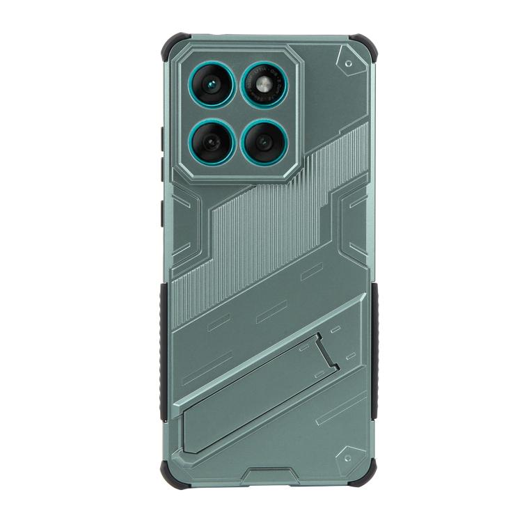For Motorola Edge 60 Fusion 5G Global Punk Armor 2 in 1 PC + TPU Phone Case with Holder