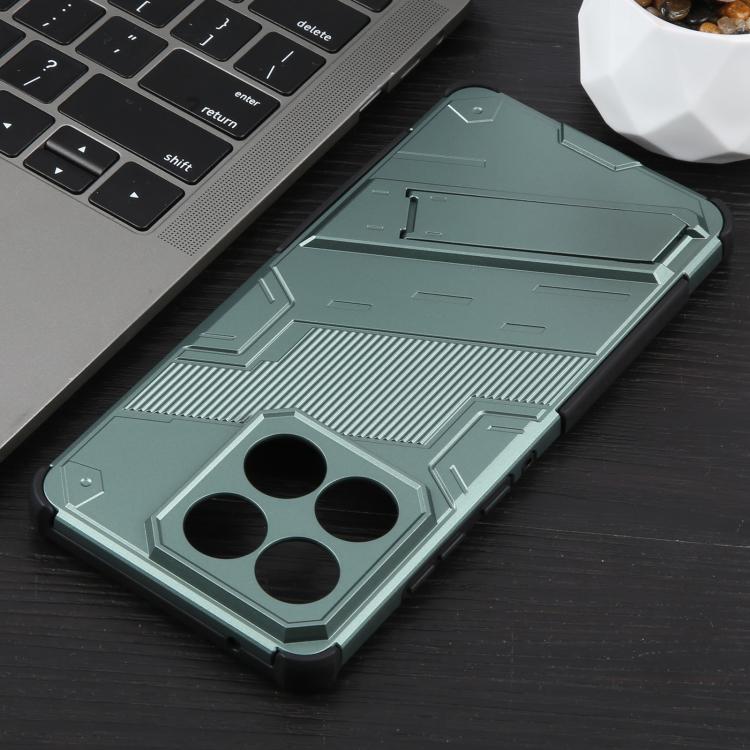 For Motorola Edge 60 Fusion 5G Global Punk Armor 2 in 1 PC + TPU Phone Case with Holder
