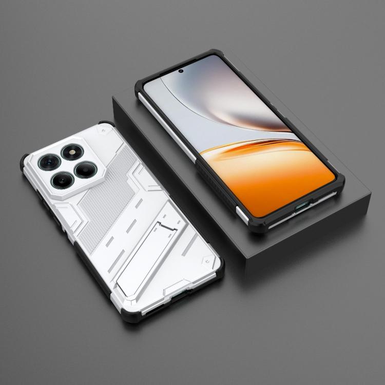 For Motorola Edge 60 Fusion 5G Global Punk Armor 2 in 1 PC + TPU Phone Case with Holder