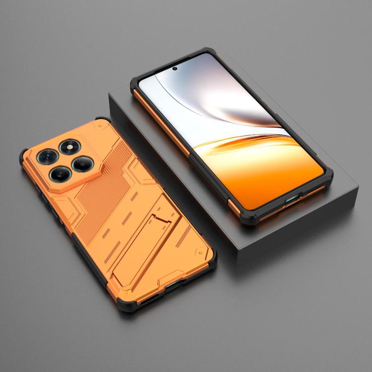 For Motorola Edge 60 Fusion 5G Global Punk Armor 2 in 1 PC + TPU Phone Case with Holder