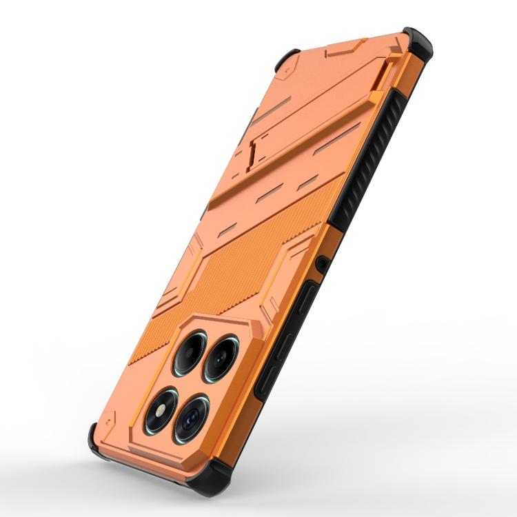 For Motorola Edge 60 Fusion 5G Global Punk Armor 2 in 1 PC + TPU Phone Case with Holder