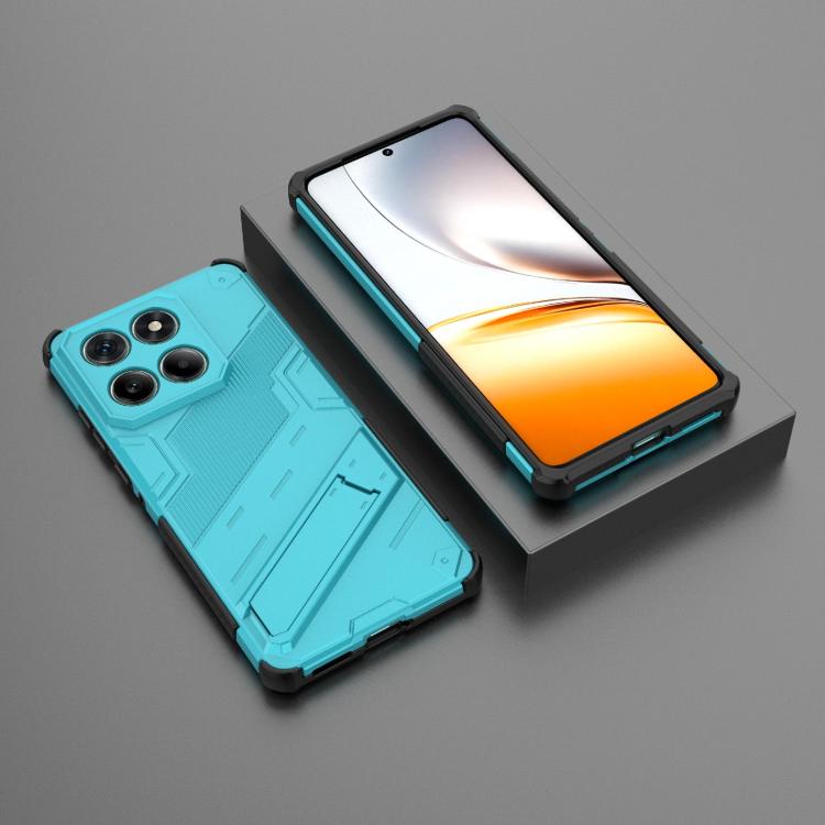 For Motorola Edge 60 Fusion 5G Global Punk Armor 2 in 1 PC + TPU Phone Case with Holder
