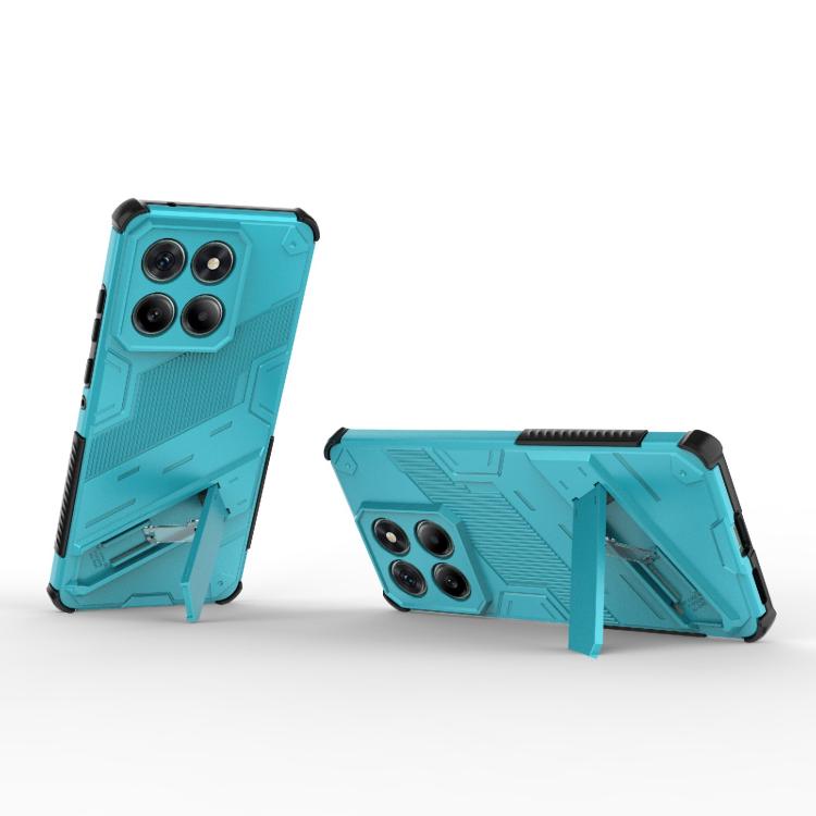 For Motorola Edge 60 Fusion 5G Global Punk Armor 2 in 1 PC + TPU Phone Case with Holder