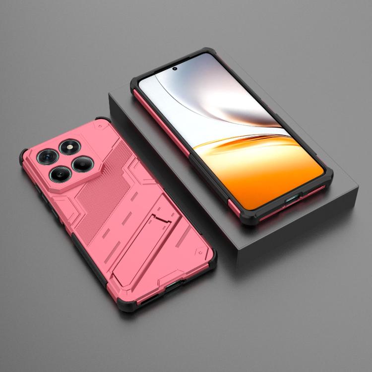 For Motorola Edge 60 Fusion 5G Global Punk Armor 2 in 1 PC + TPU Phone Case with Holder