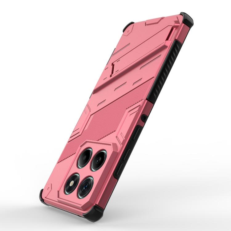 For Motorola Edge 60 Fusion 5G Global Punk Armor 2 in 1 PC + TPU Phone Case with Holder