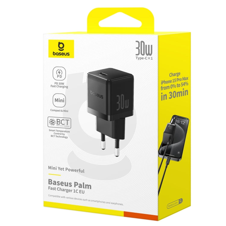 Baseus PD30W USB-C / Type-C Fast Charger, Plug Type:EU Plug