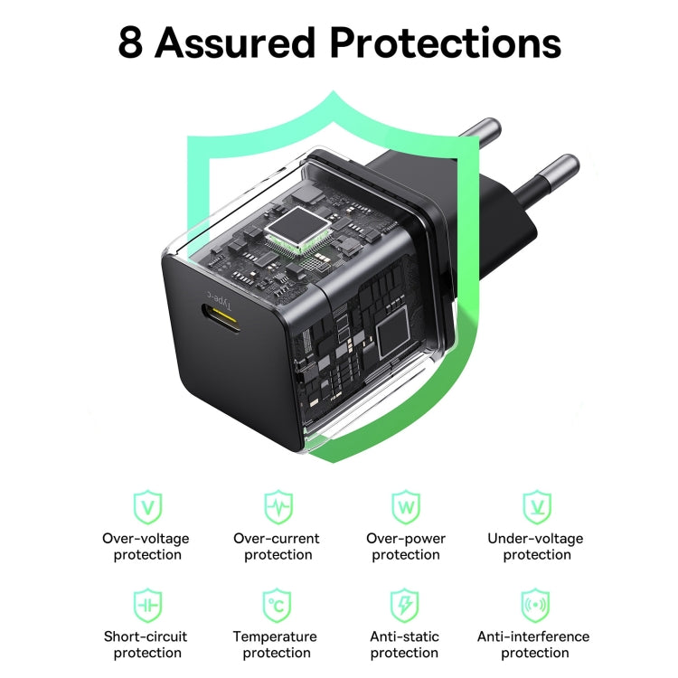 Baseus PD30W USB-C / Type-C Fast Charger, Plug Type:EU Plug