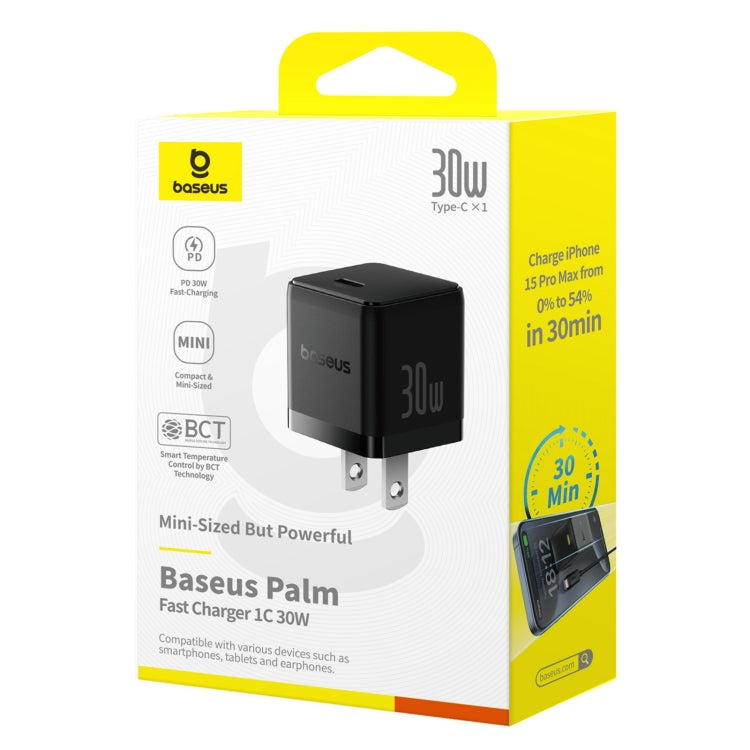 Baseus PD30W USB-C / Type-C Fast Charger, Plug Type:US Plug