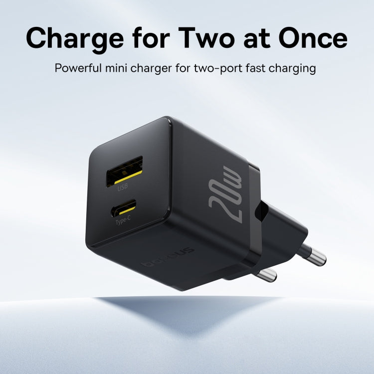 Baseus PD20W USB, USB-C / Type-C Fast Charger, Plug Type:EU Plug