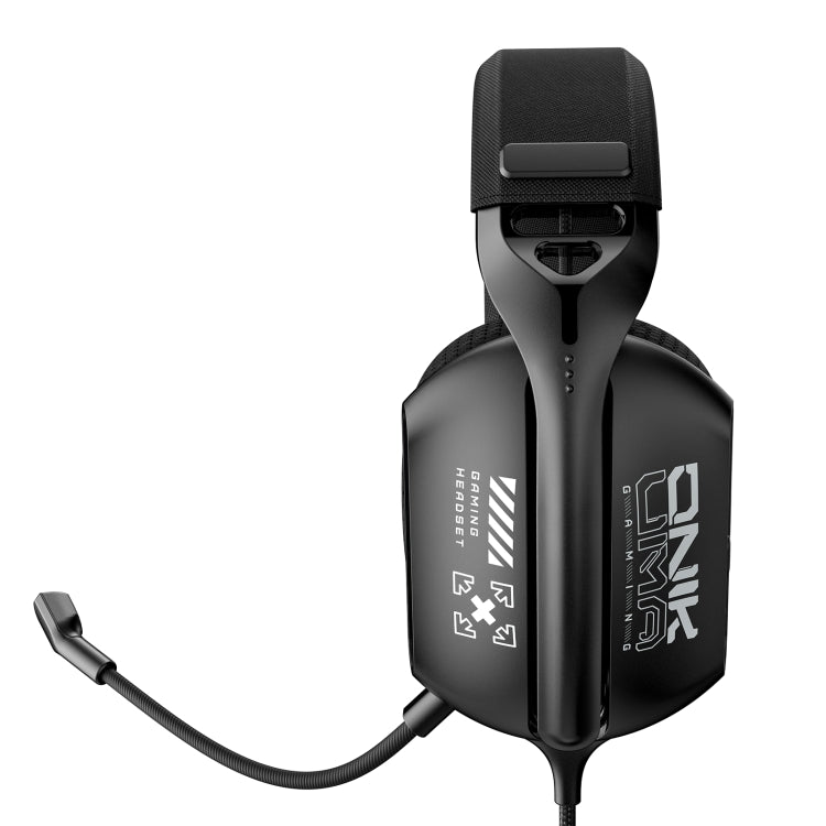 ONIKUMA X12 USB /  3.5mm Wired RGB Light Gaming Headset with Mic, Cable length: 2.2m - Black