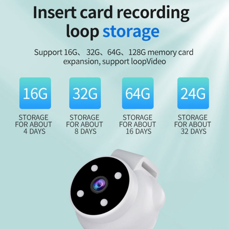 A9 Pet Recorder Tracking Playback IPX6 Waterproof - White