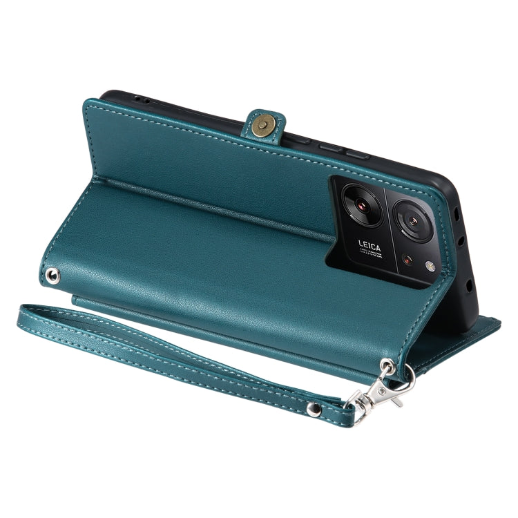 For Xiaomi 13T / 13T Pro Wallet Multi-card Slot Leather Phone Case with Lanyard