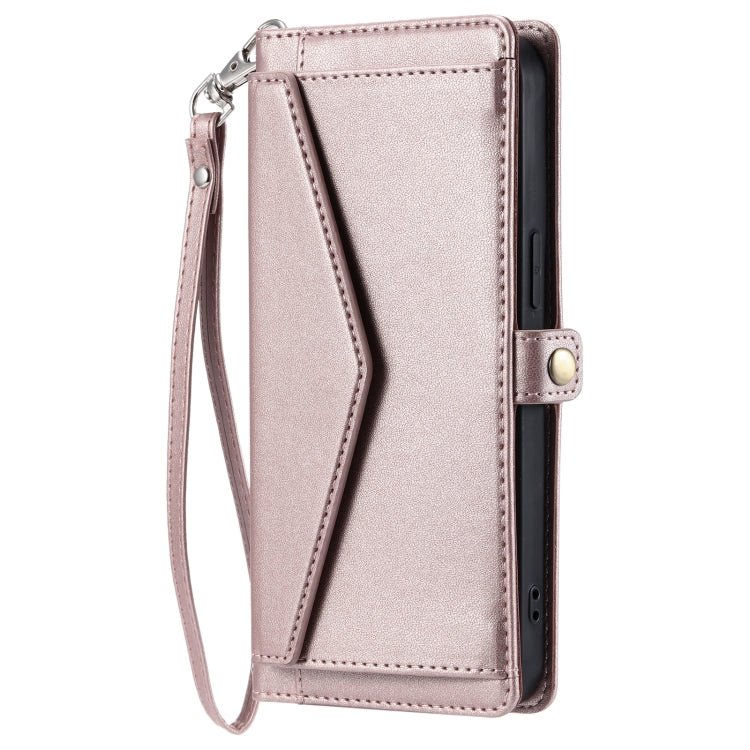 For Xiaomi 15 Wallet Multi-card Slot Leather Phone Case with Lanyard