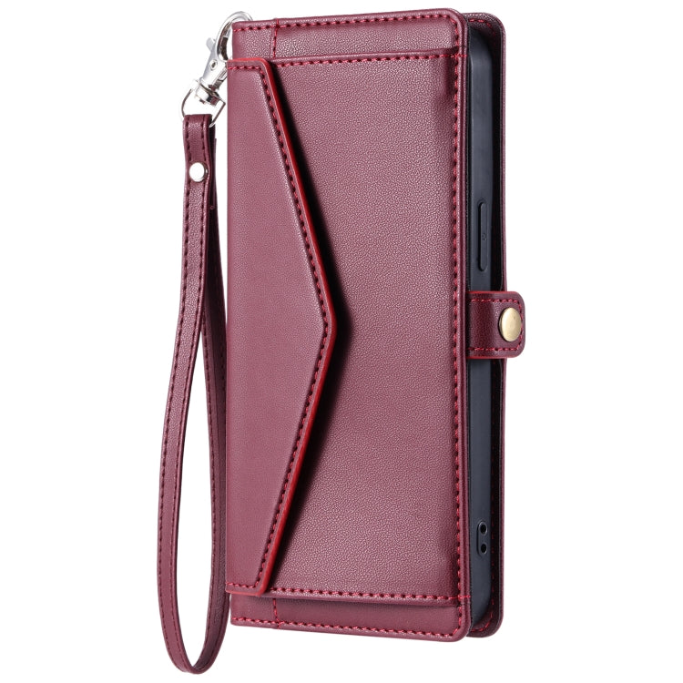 For Xiaomi 15 Wallet Multi-card Slot Leather Phone Case with Lanyard