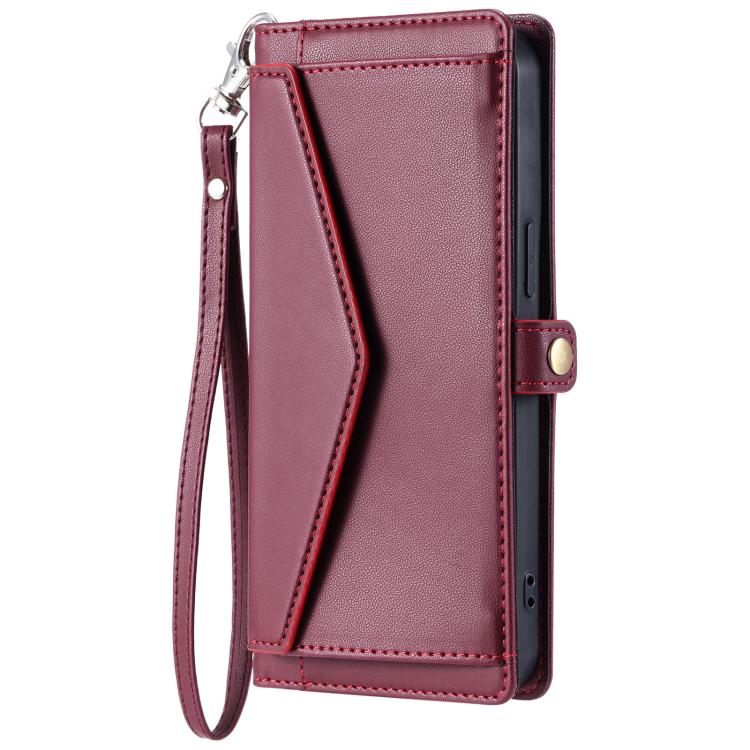 For Xiaomi 15T Pro Wallet Multi-card Slot Leather Phone Case with Lanyard